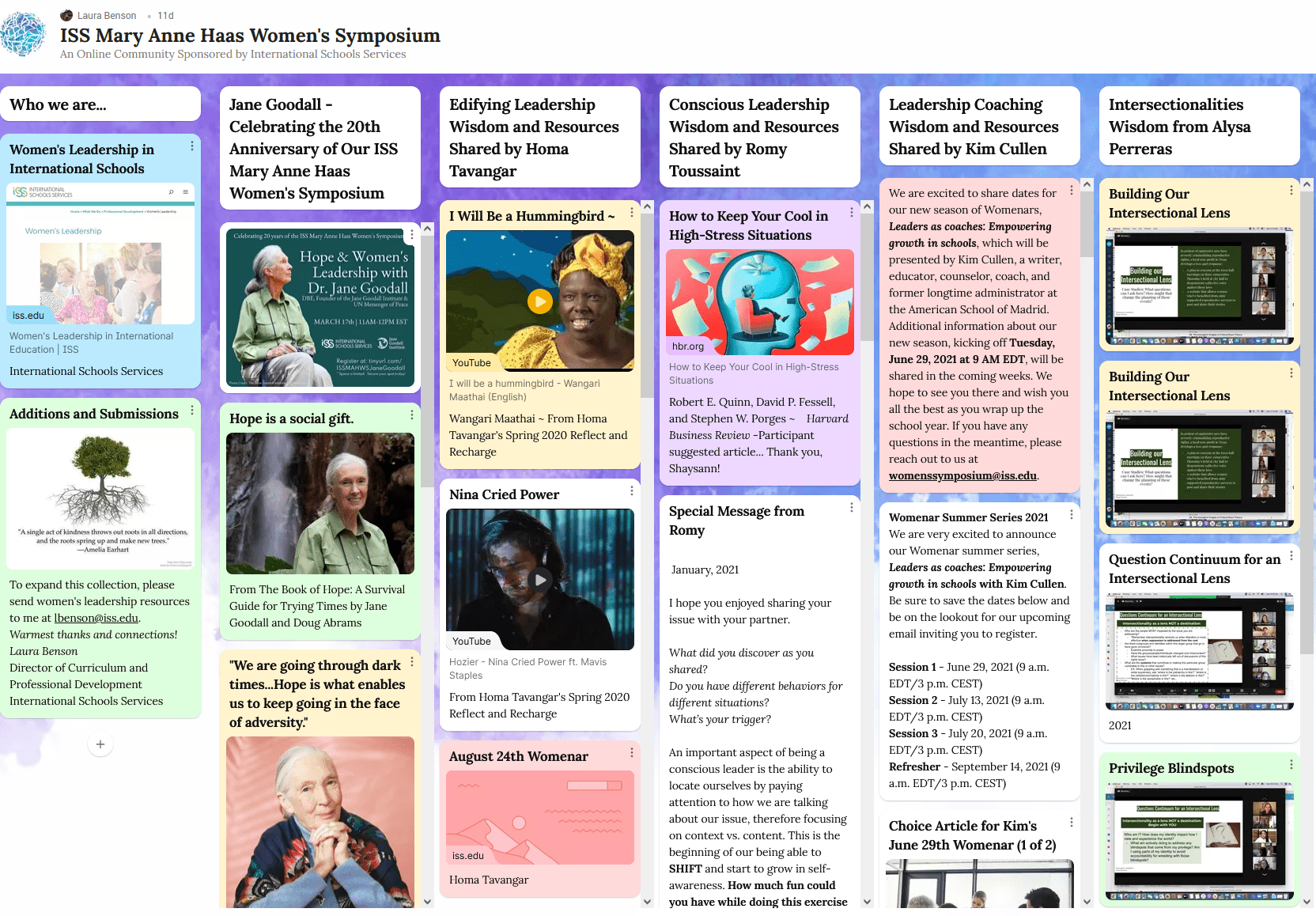 WS-padlet women's symposium padlet
