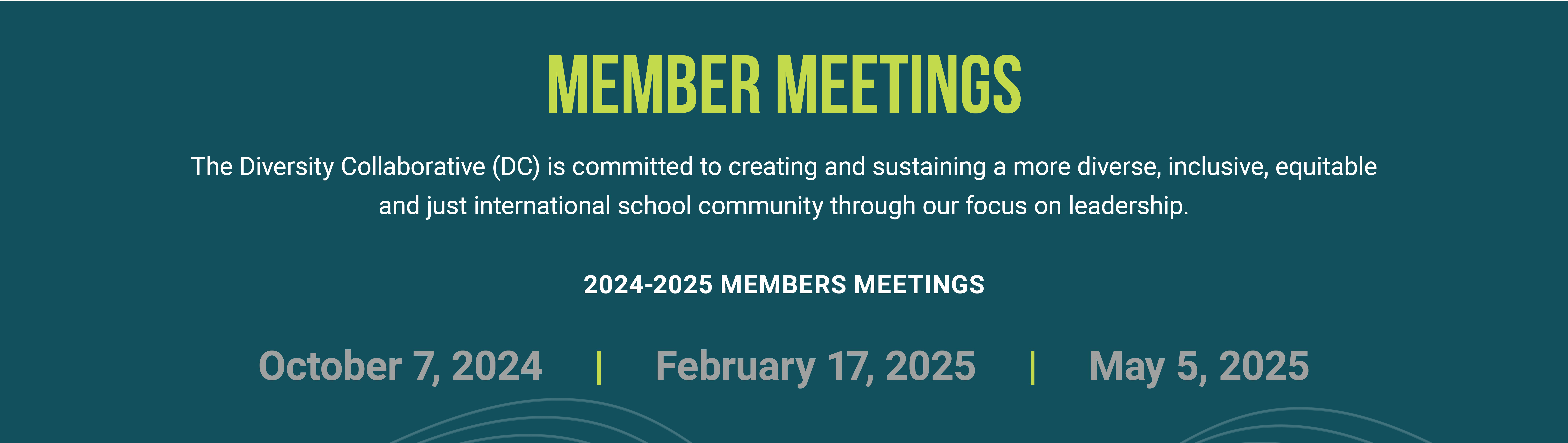 diversity collab meetings - SY2425